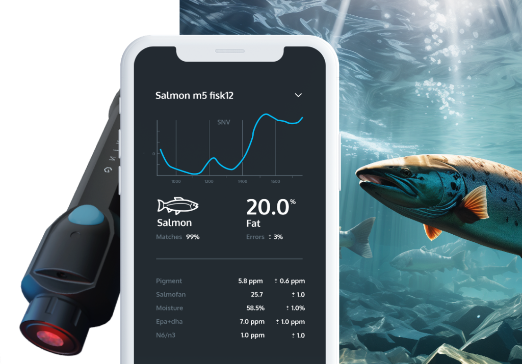 Scanning Living Fish with NIR